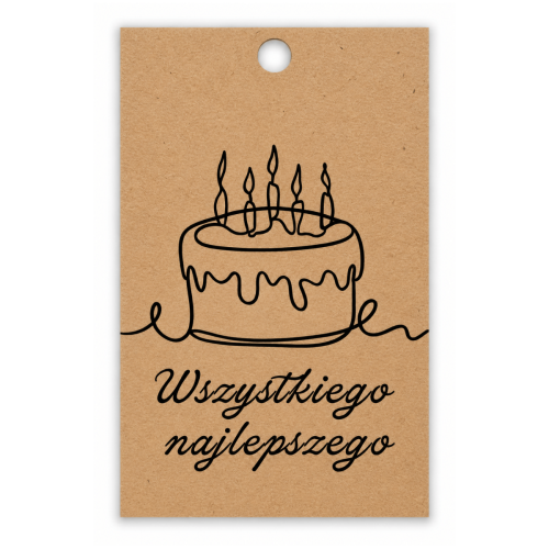 Bileciki Wszystkiego najlepszego tort kraft 5x9 cm 25 sztuk.png