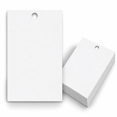 Bileciki przywieszki na prezent 5x9 cm białe 25 sztuk.png