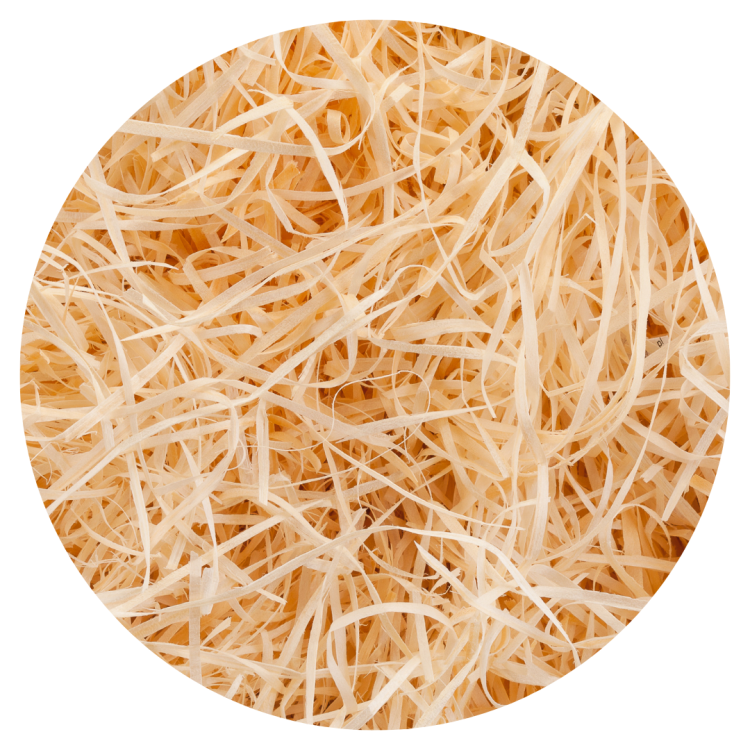 WEŁNA DRZEWNA NATURALNA 100G