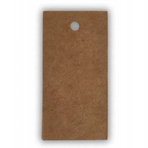 BILECIKI  ZAWIESZKI NA PREZENT  KRAFT 5X9 CM