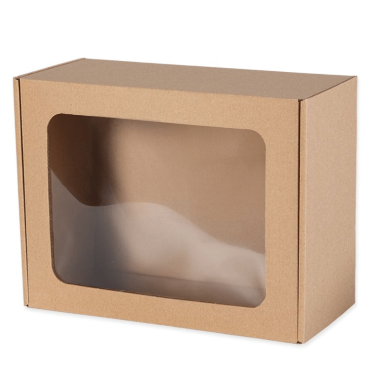 PUDEŁKO FASONOWE Z OKIENKIEM 250X200X100MM