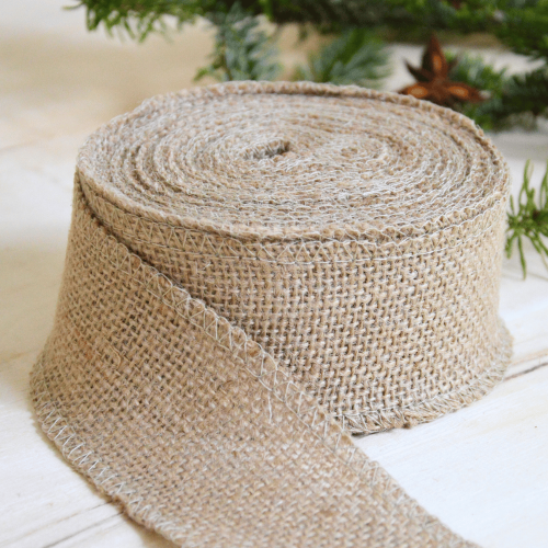 Wstążka taśma jutowa naturalna 5cm x 10m