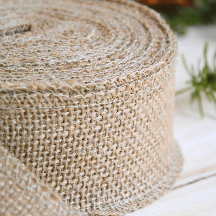 Wstążka taśma jutowa naturalna 5cm x 10m