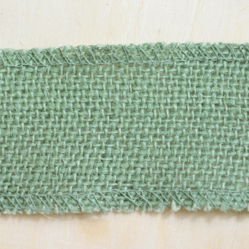 Wstążka taśma jutowa zielona 5cm x 10m