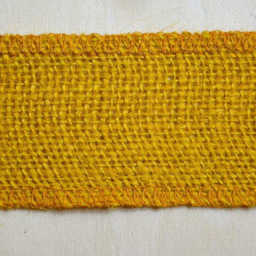 Wstążka taśma jutowa żółta 5cm x 10m