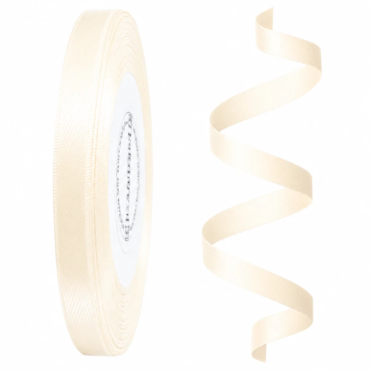 Wstążka tasiemka satynowa 6mm x 32m kremowa.png