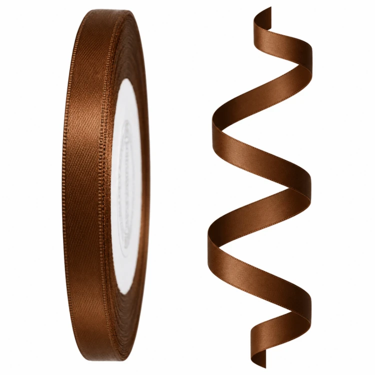Wstążka tasiemka satynowa 6mm x 32m czekoladowy brąz.png